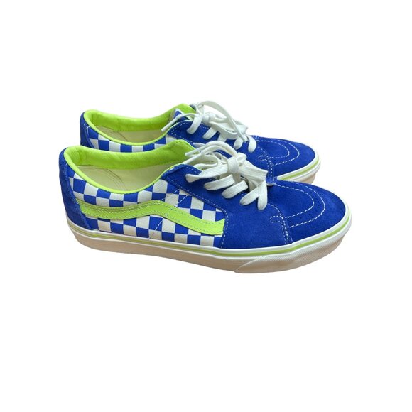Vans Checkerboard Blue/Green Shoes/ Sneakers Size 9M-10.5W SKU2372 - Picture 2 of 7